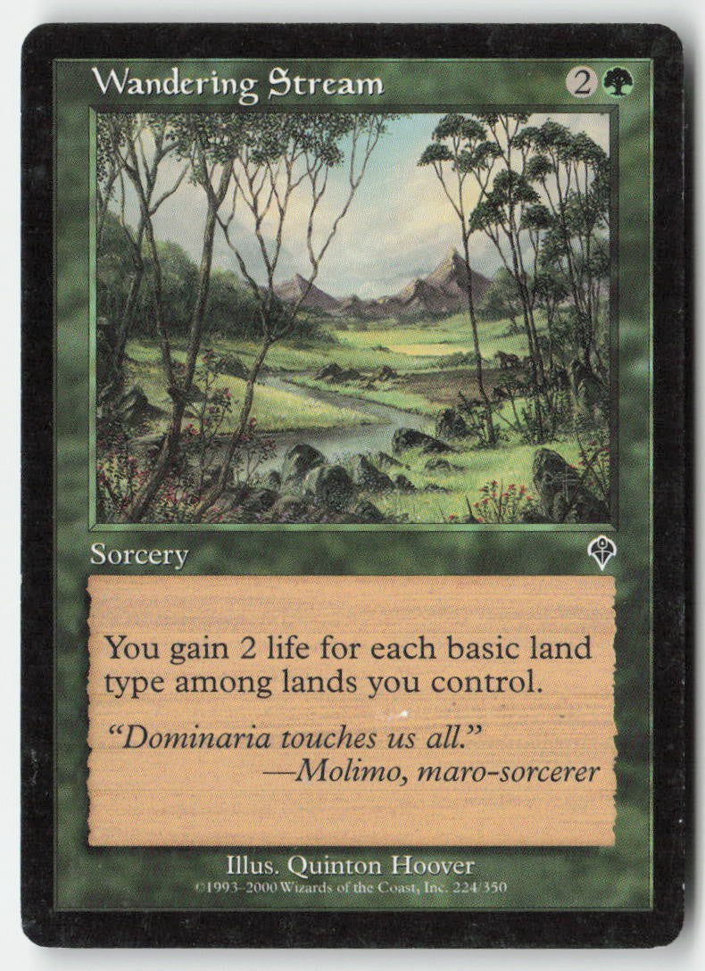 Wandering Stream INV 224 Common Moderately Played