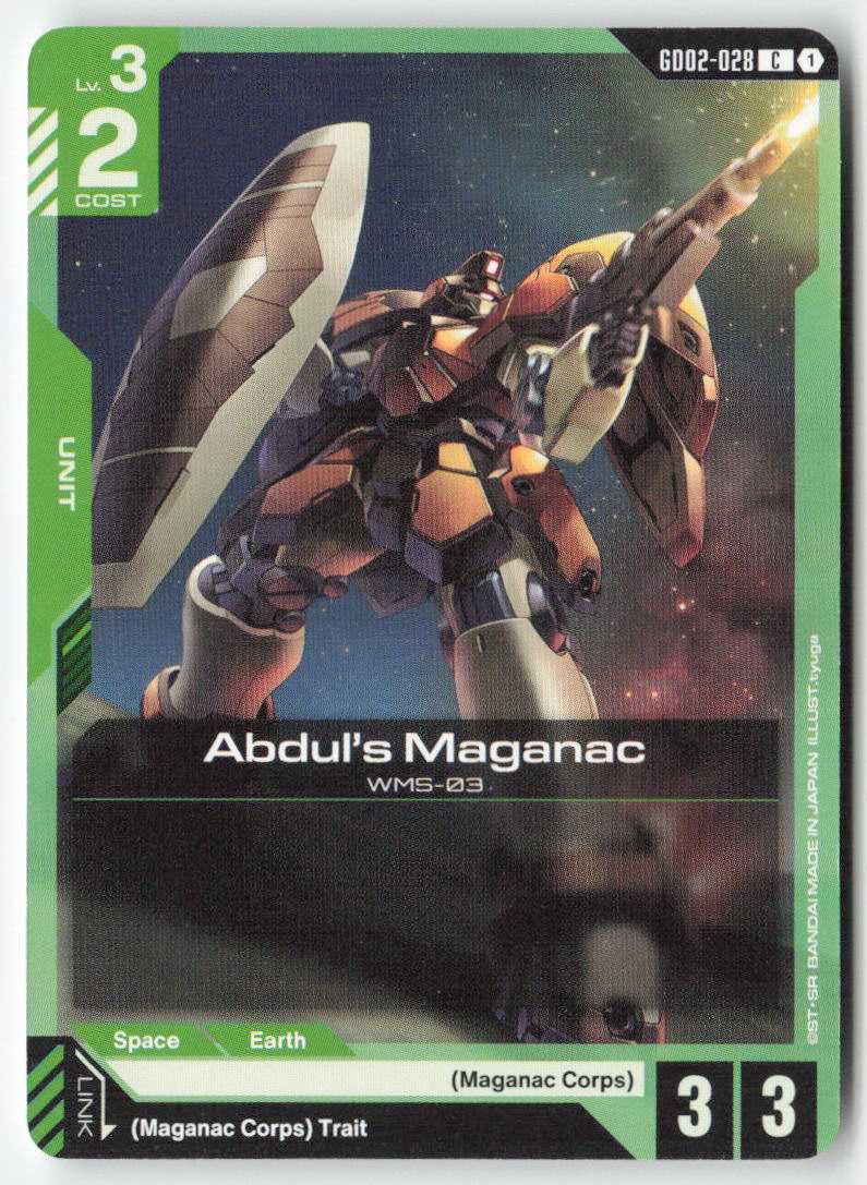 Abdul's Maganac GD02-028 Common Normal Lightly Played