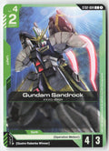Gundam Sandrock ST02-004 Common Normal Lightly Played