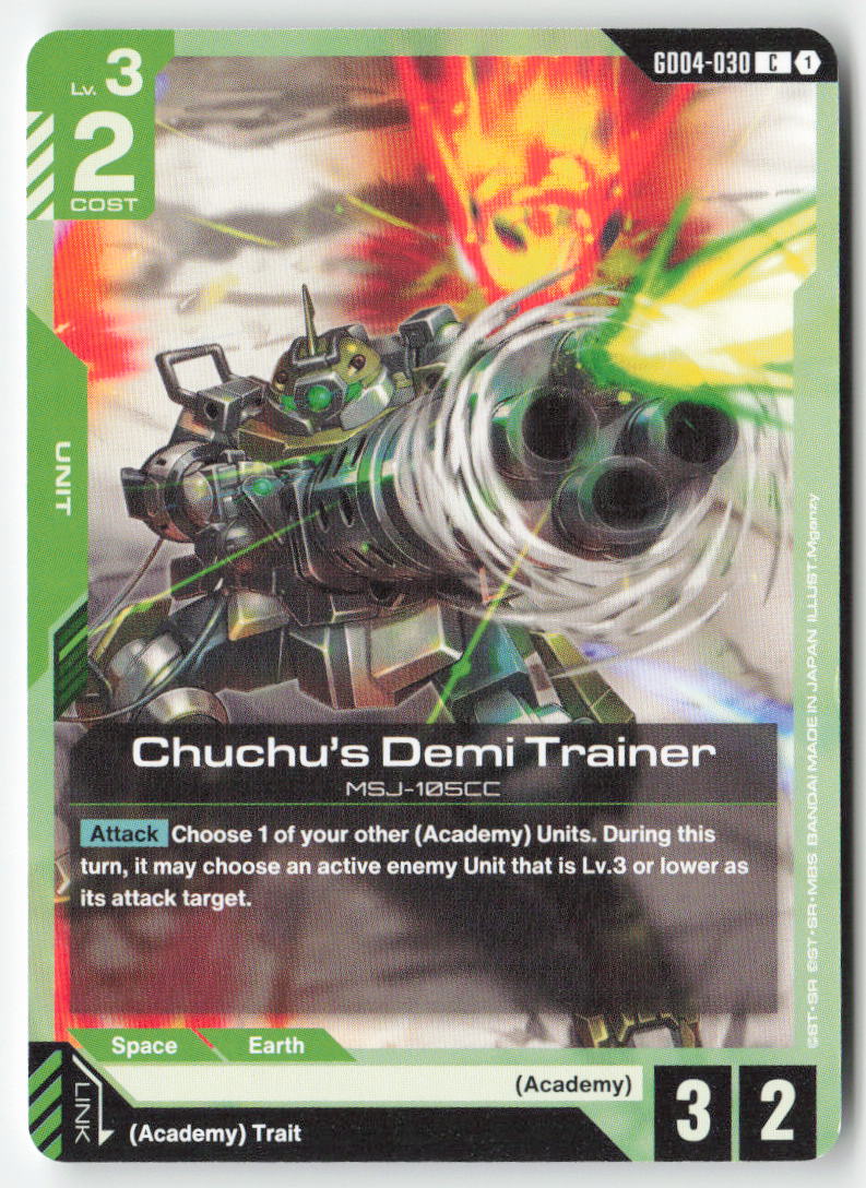 Chuchu's Demi Trainer GD04-030 Common Normal Lightly Played