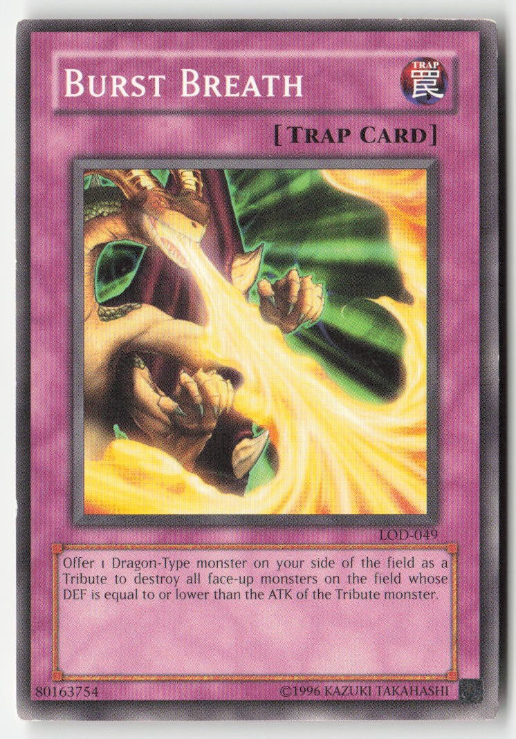 Burst Breath LOD-049 Unlimited Common Moderately Played, Front