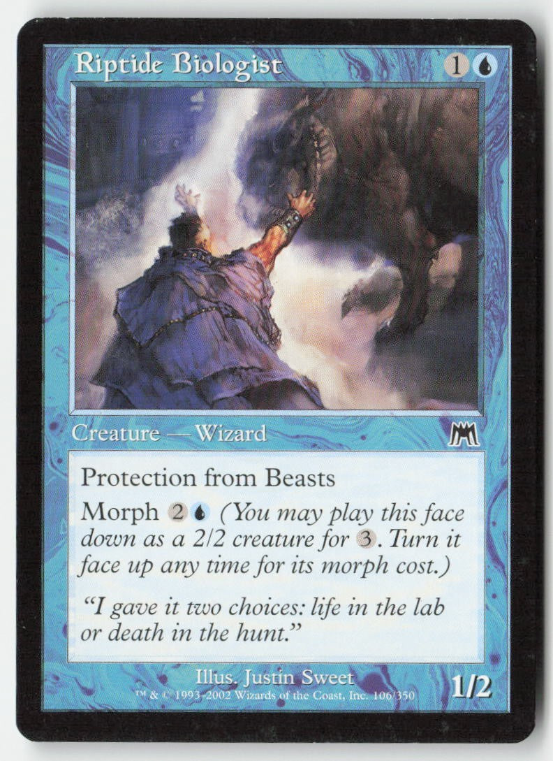 Riptide Biologist ONS 106 Common Moderately Played, Front