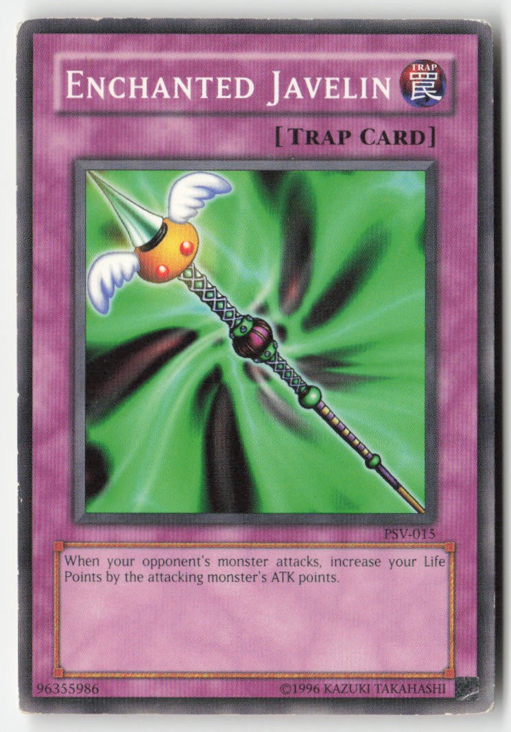 Enchanted Javelin PSV-015 Unlimited Common Moderately Played, Front