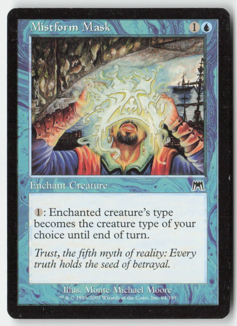 Mistform Mask ONS 94 Common Moderately Played, Front