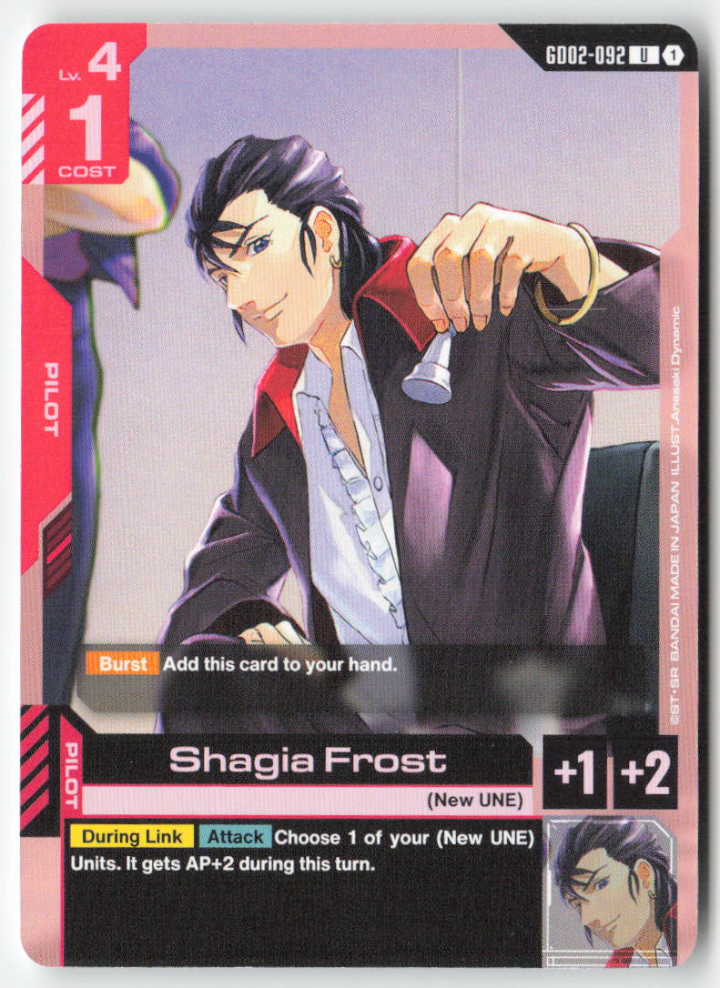 Shagia Frost GD02-092 Uncommon Normal Lightly Played