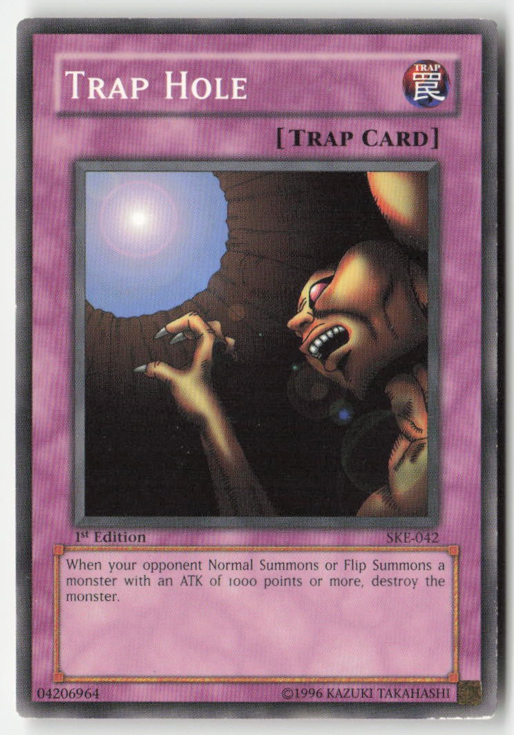 Trap Hole SKE-042 1st Edition Common Moderately Played, Front