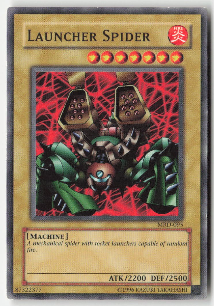 Launcher Spider MRD-095 Unlimited Common Moderately Played, Front