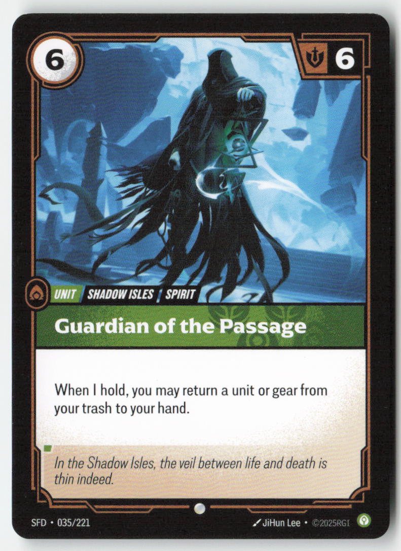 Guardian of the Passage #035/221 - Spiritforged - Riftbound - Common - Lightly Played