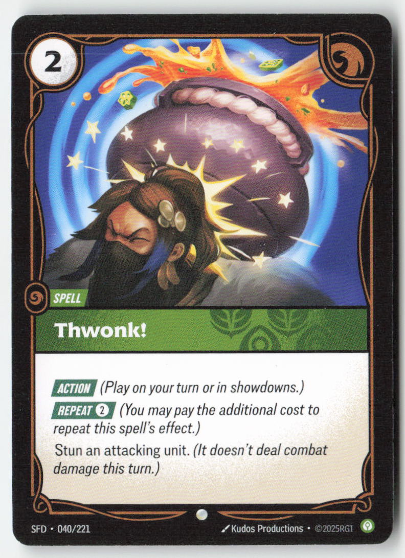 Thwonk! #040/221 - Spiritforged - Riftbound - Common - Lightly Played