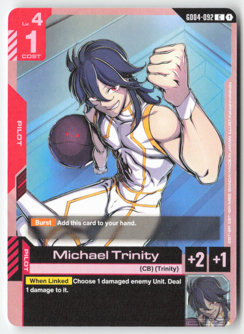 Michael Trinity GD04-092 Common Normal Lightly Played, Front
