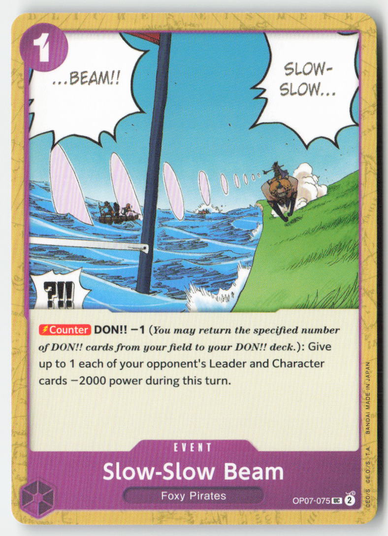Slow-Slow Beam OP07-075 Normal Uncommon Lightly Played
