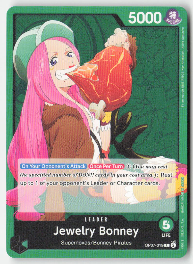 Jewelry Bonney OP07-019 Normal Leader Lightly Played