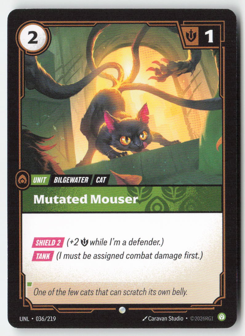 Mutated Mouser #036/219 - Unleashed - Riftbound - Common - Lightly Played