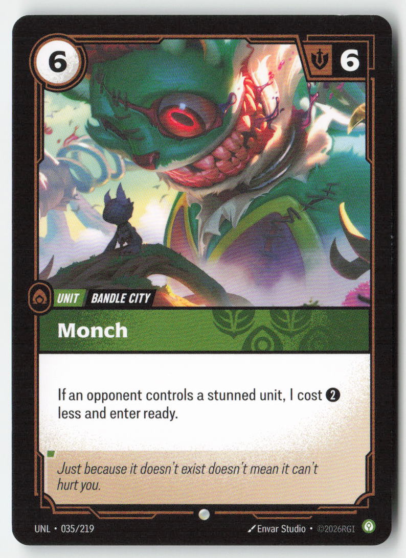 Monch #035/219 - Unleashed - Riftbound - Common - Lightly Played