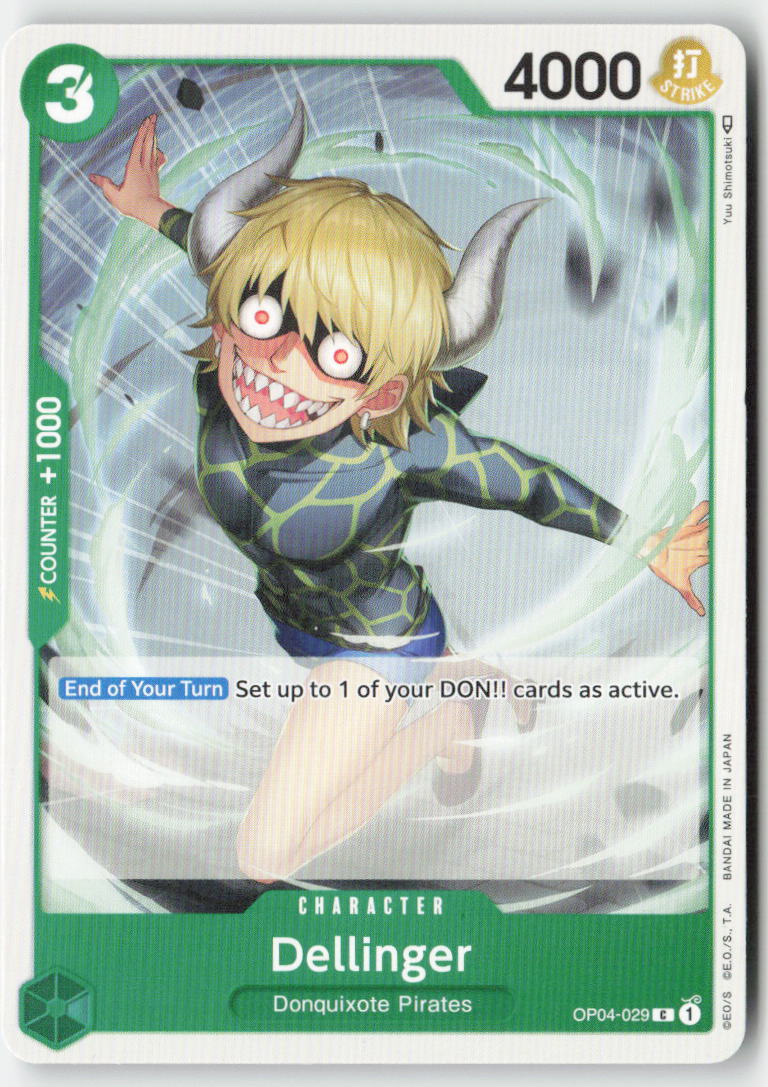 Dellinger OP04-029 Normal Common Lightly Played