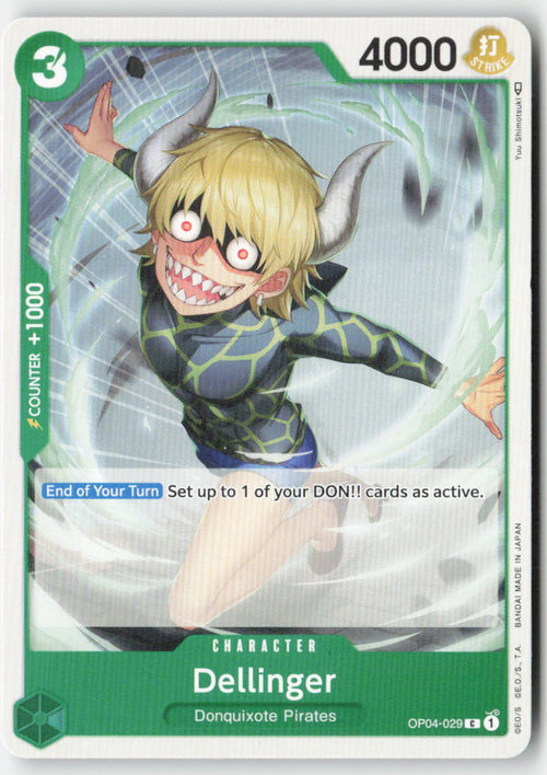 Dellinger OP04-029 Normal Common Lightly Played