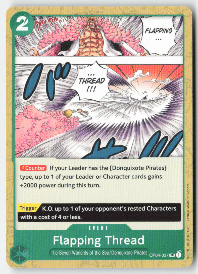 Flapping Thread OP04-037 Normal Uncommon Lightly Played