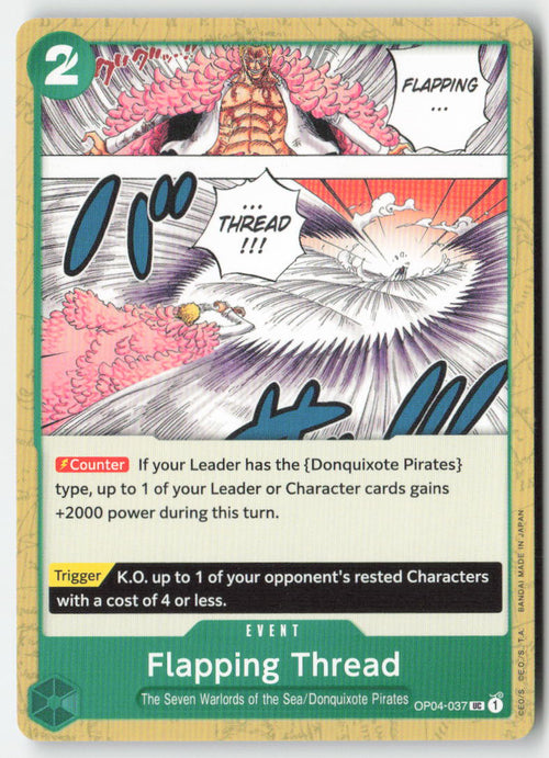 Flapping Thread OP04-037 Normal Uncommon Lightly Played
