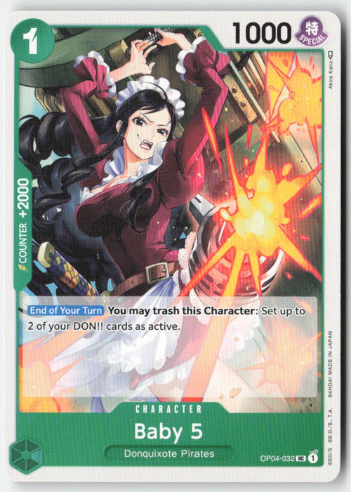 Baby 5 OP04-032 Normal Uncommon Lightly Played