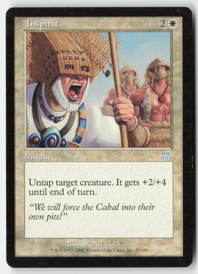 Inspirit ONS 41 Uncommon Moderately Played, Front