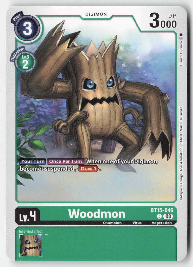 Woodmon BT15-046 Normal Common Near Mint, Front