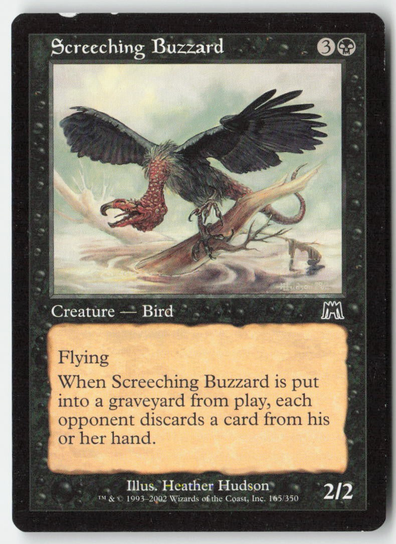 Screeching Buzzard ONS 165 Common Moderately Played