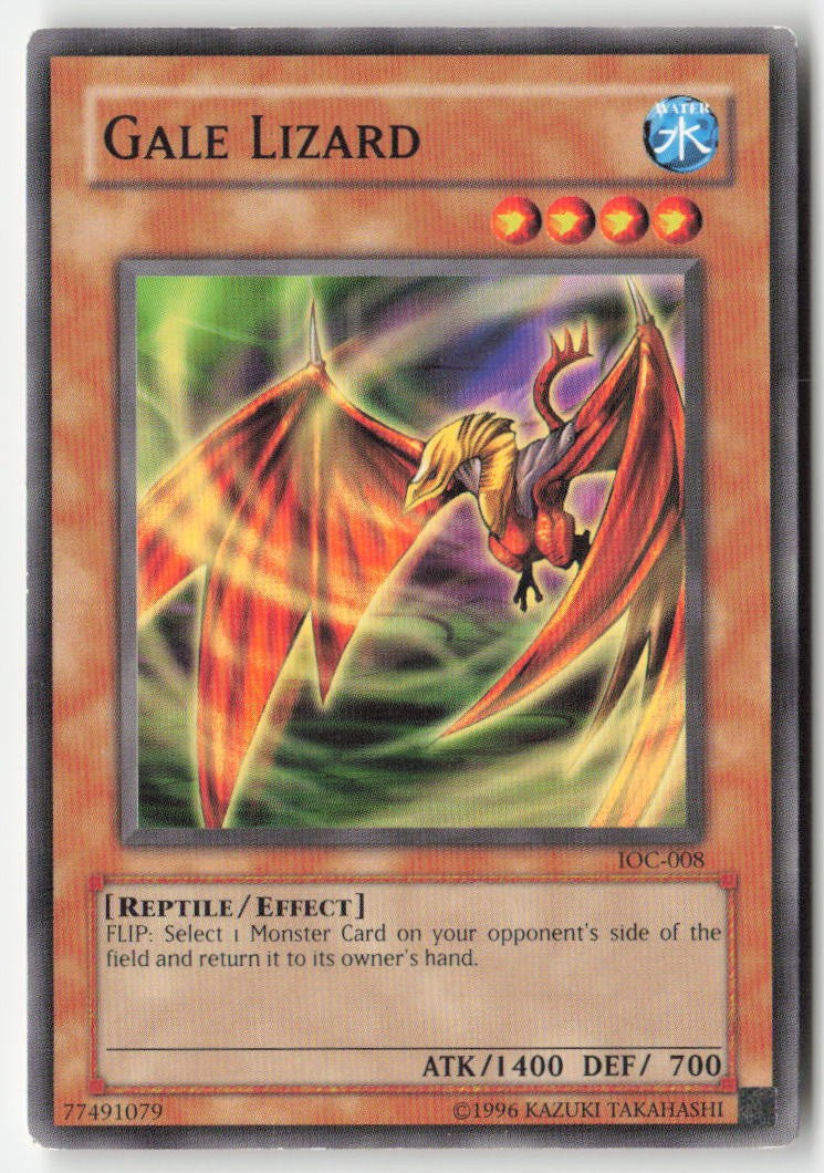 Gale Lizard IOC-008 Unlimited Common Moderately Played, Front