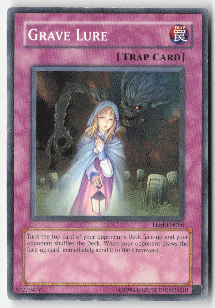 Grave Lure TLM-EN056 Unlimited Common Moderately Played, Front