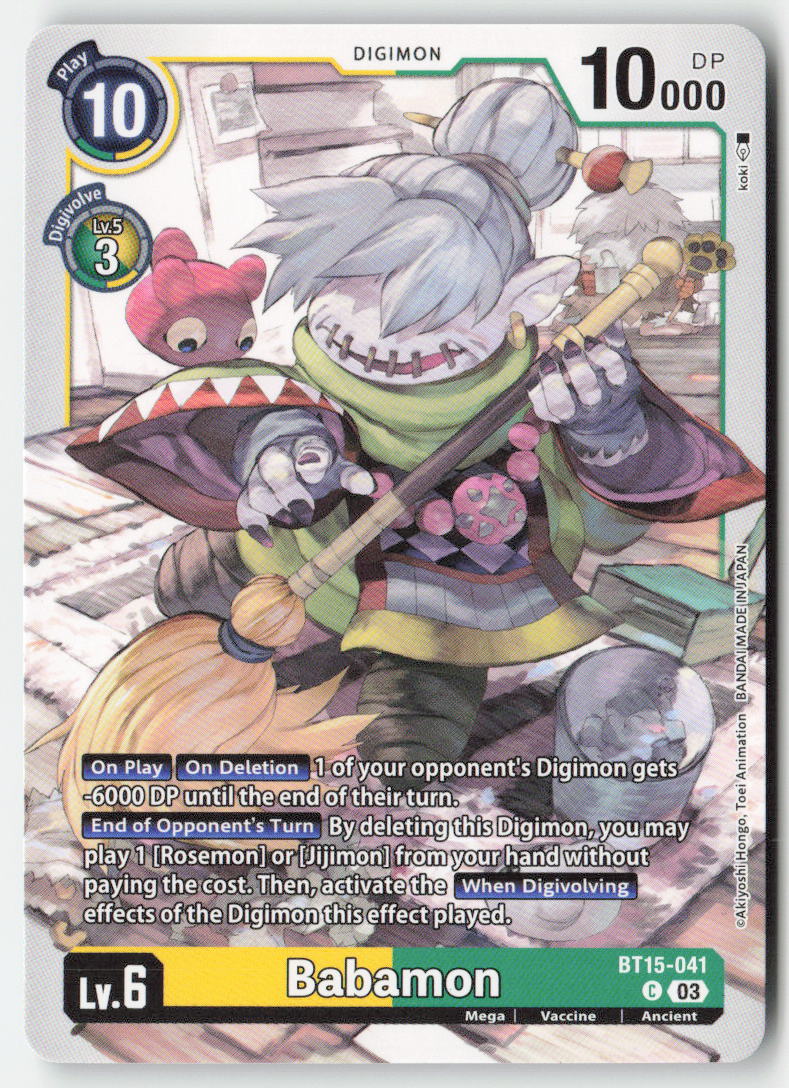 Babamon BT15-041 Normal Common Near Mint