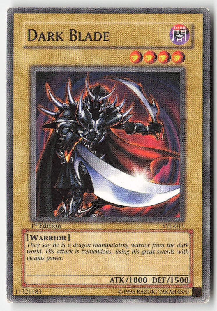 Dark Blade SYE-015 1st Edition Common Moderately Played
