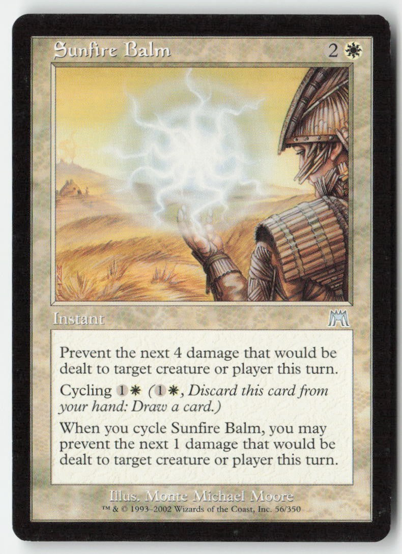 Sunfire Balm ONS 56 Uncommon Moderately Played