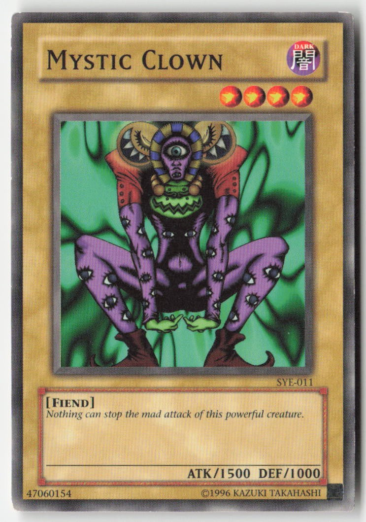 Mystic Clown SYE-011 Unlimited Common Moderately Played