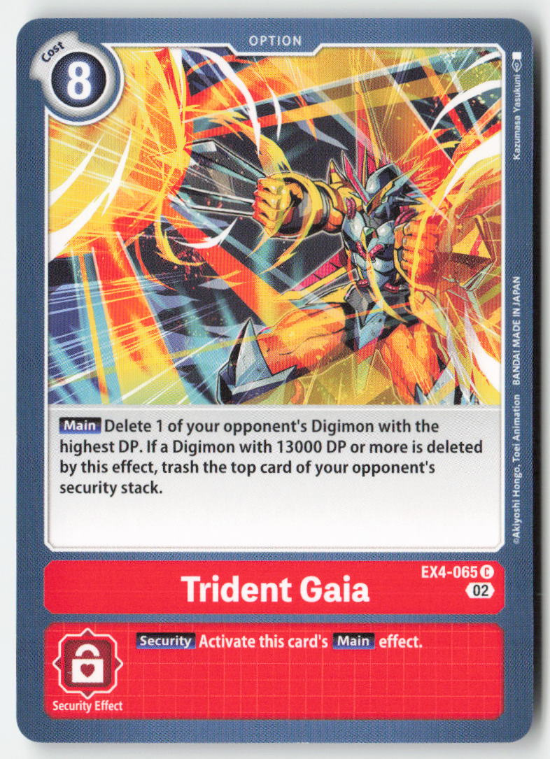 Trident Gaia EX4-065 Normal Common Near Mint