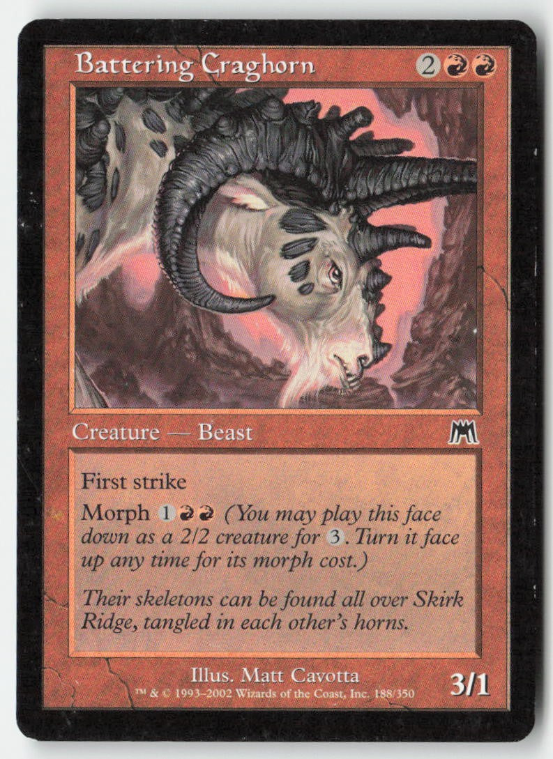 Battering Craghorn ONS 188 Common Moderately Played, Front