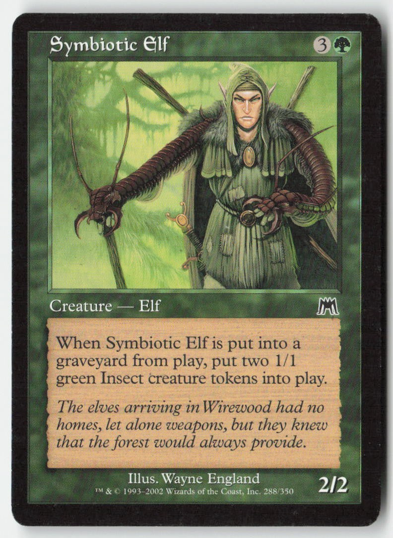 Symbiotic Elf ONS 288 Common Moderately Played