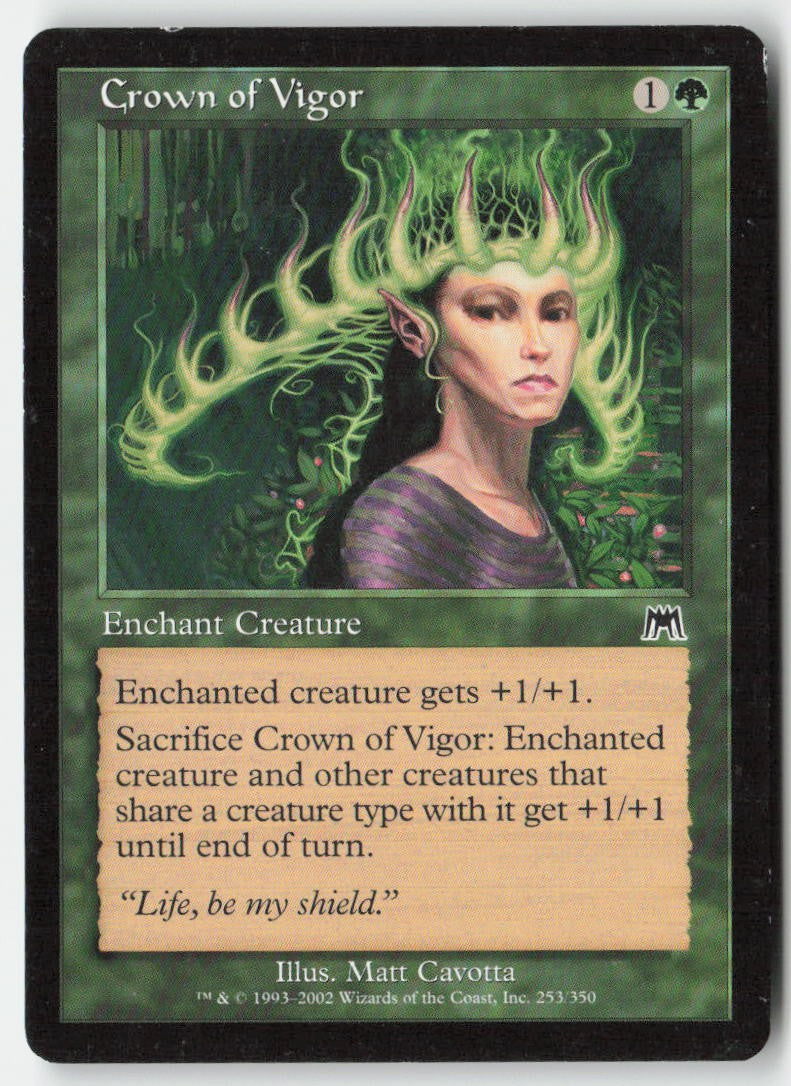 Crown of Vigor ONS 253 Common Moderately Played