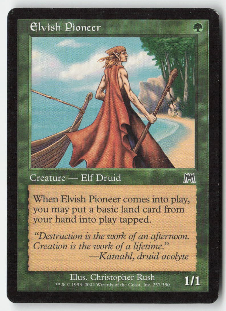 Elvish Pioneer ONS 257 Common Moderately Played