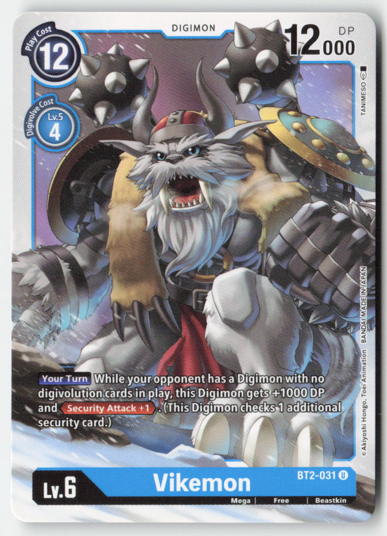 Vikemon BT2-031 Normal Uncommon Near Mint