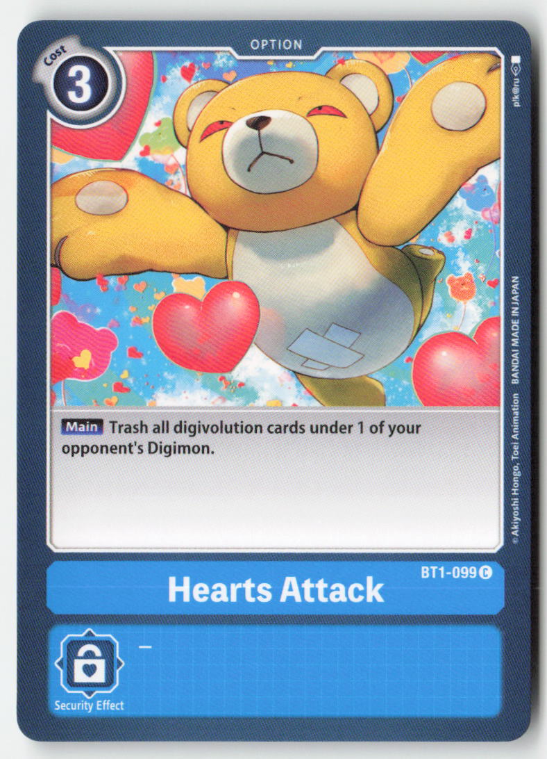 Hearts Attack BT1-099 Normal Common Near Mint
