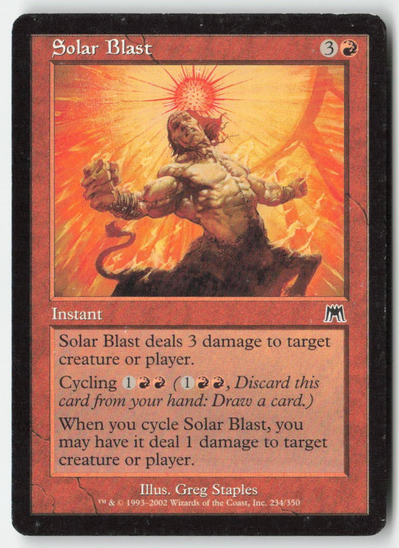 Solar Blast ONS 234 Common Moderately Played