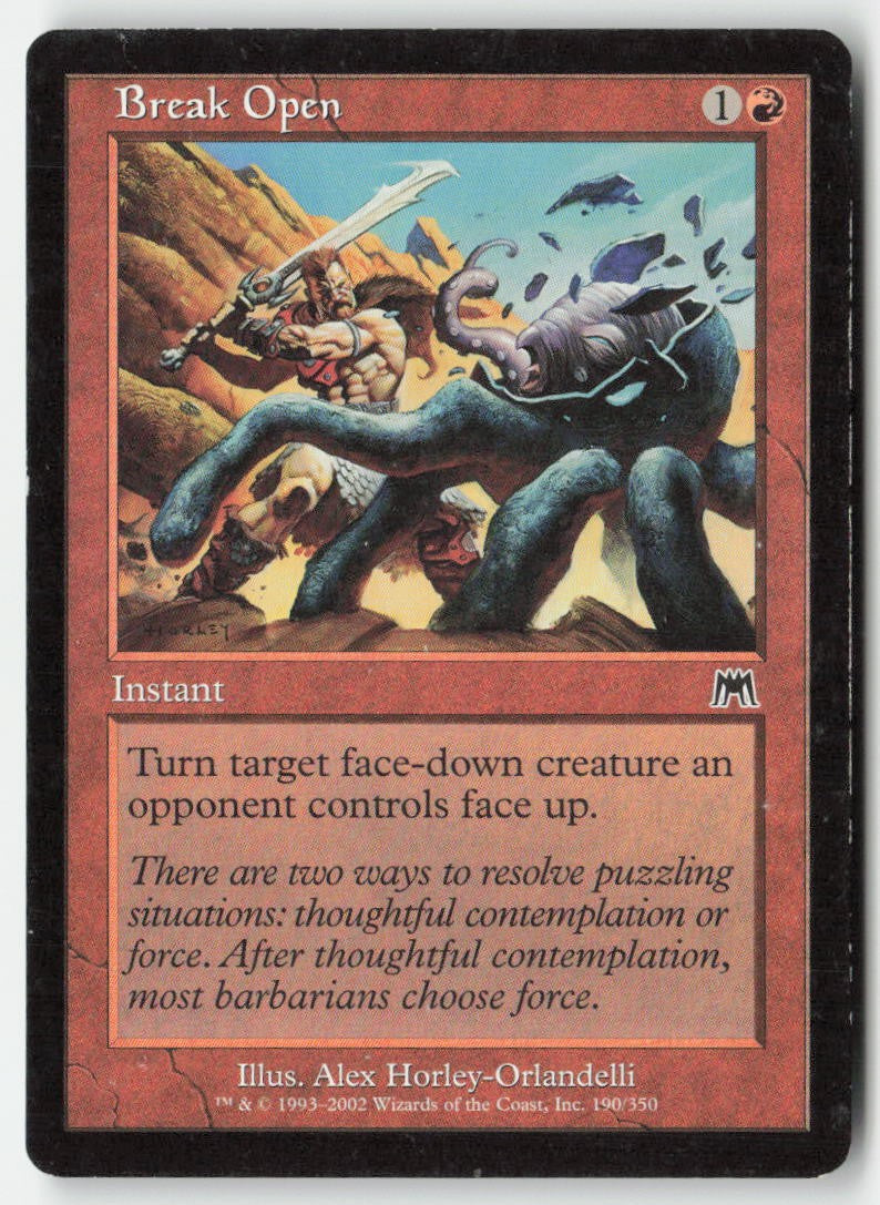 Break Open ONS 190 Common Moderately Played