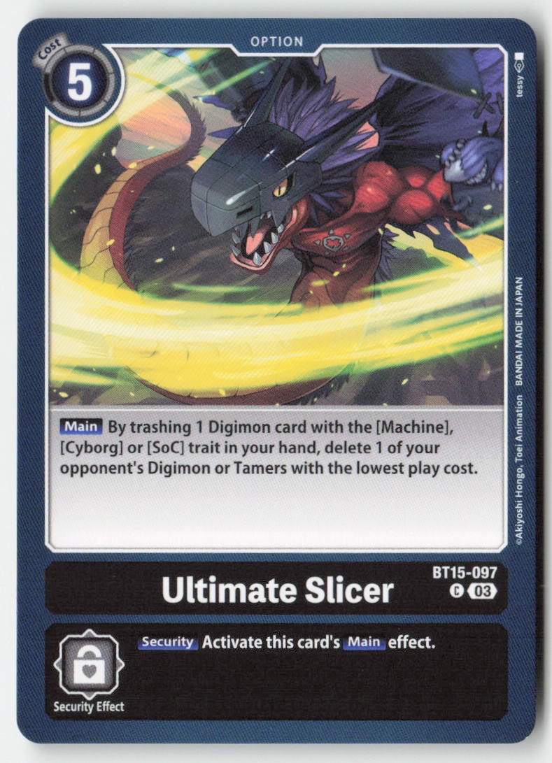 Ultimate Slicer BT15-097 Normal Common Near Mint