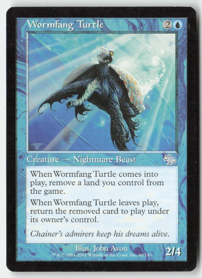 Wormfang Turtle JUD 60 Uncommon Moderately Played