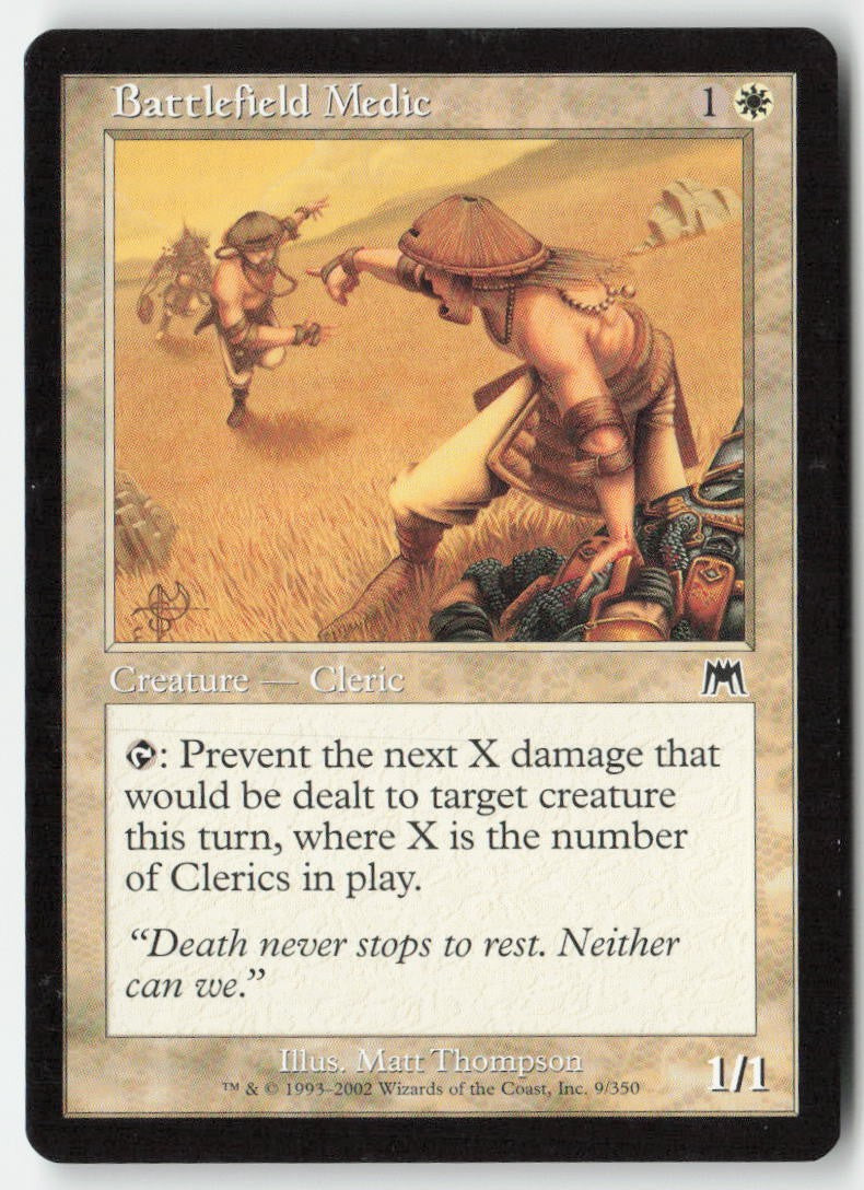 Battlefield Medic ONS 9 Common Moderately Played
