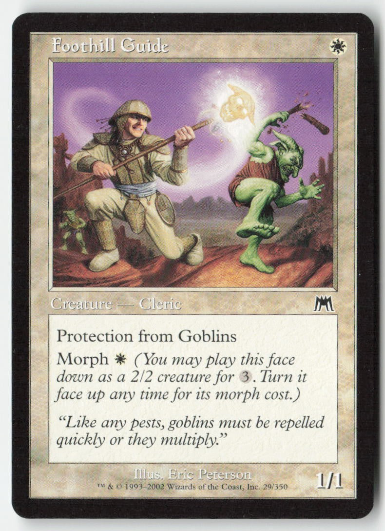 Foothill Guide ONS 29 Common Moderately Played
