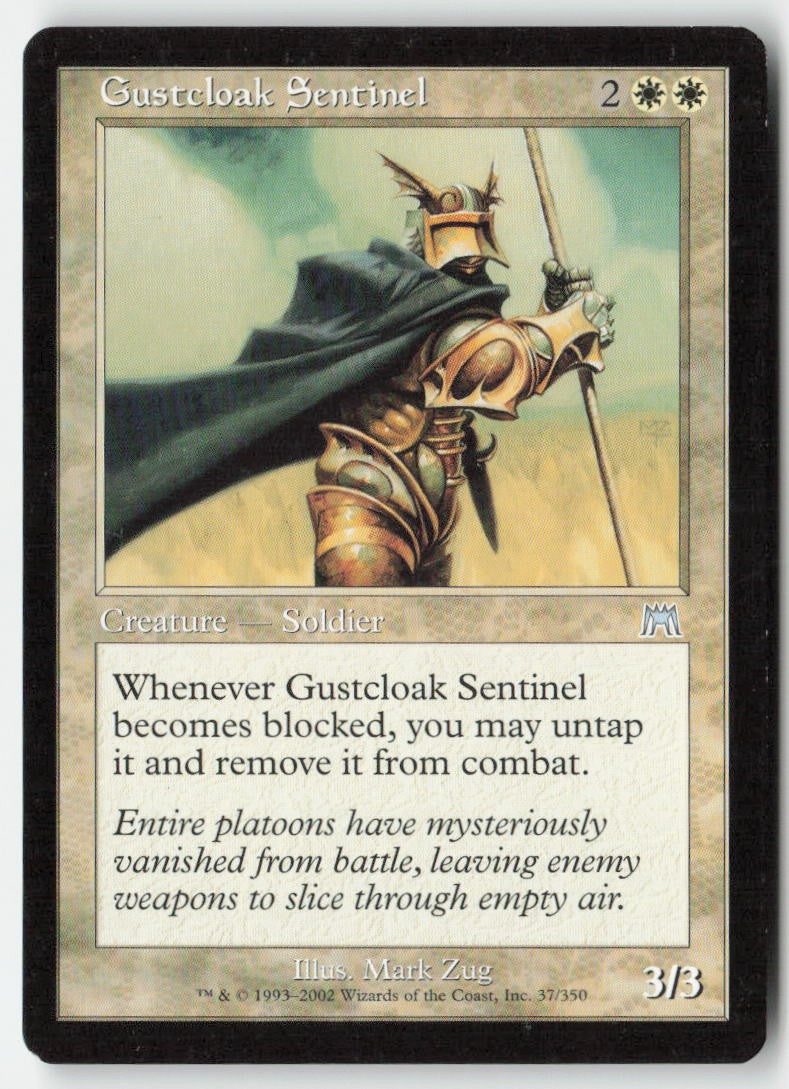 Gustcloak Sentinel ONS 37 Uncommon Moderately Played