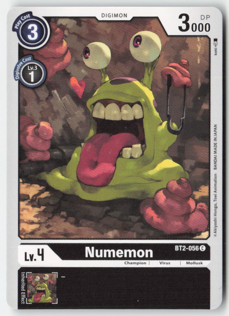 Numemon BT2-056 Normal Common Near Mint, Front