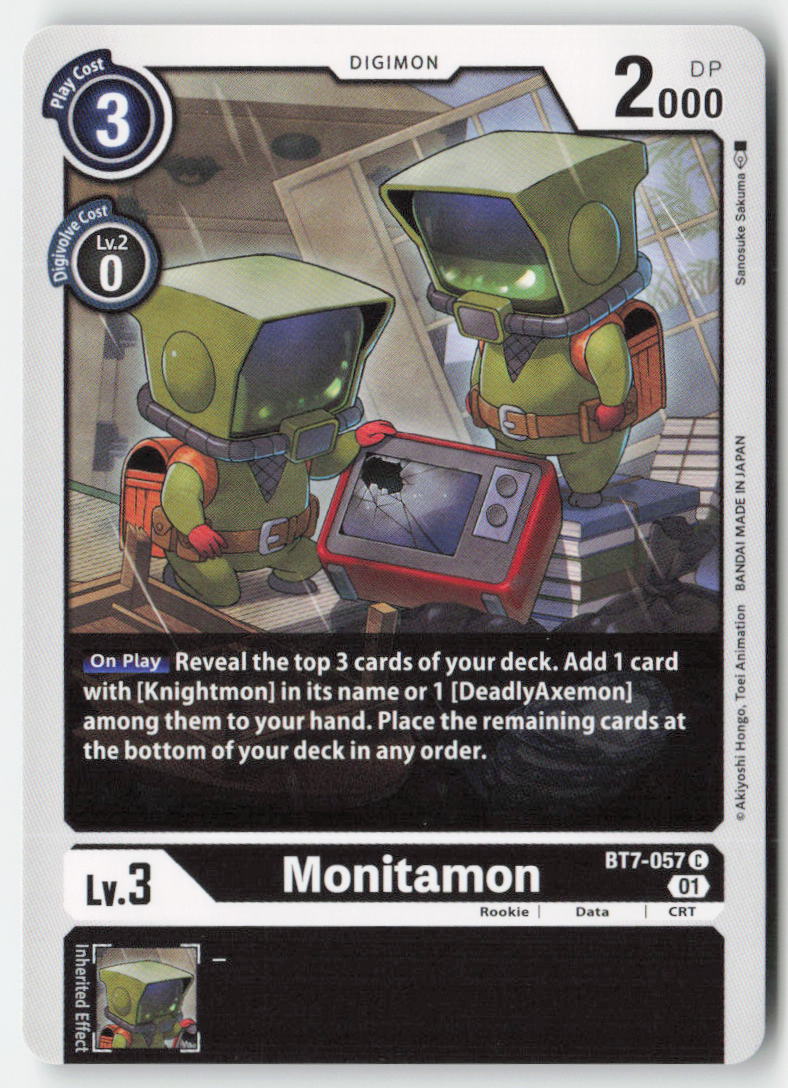 Monitamon BT7-057 Normal Common Near Mint, Front