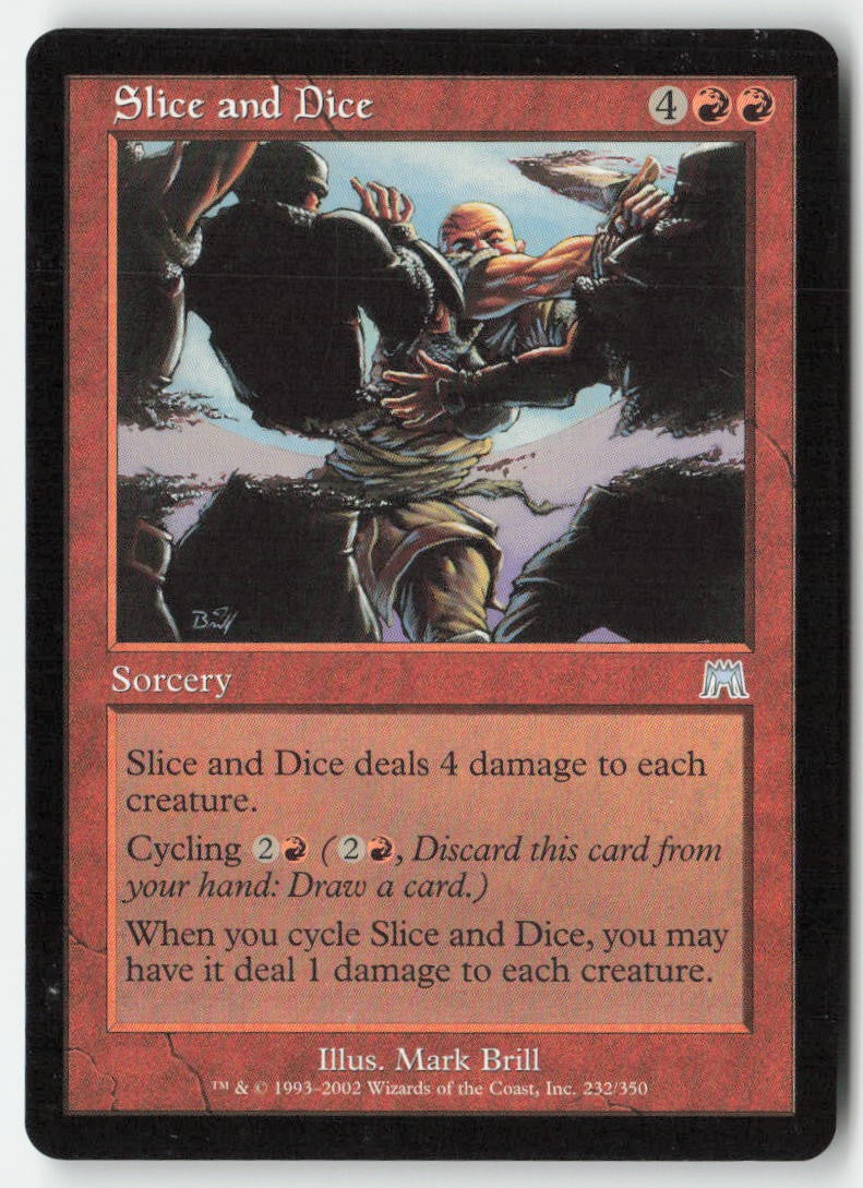 Slice and Dice ONS 232 Uncommon Moderately Played