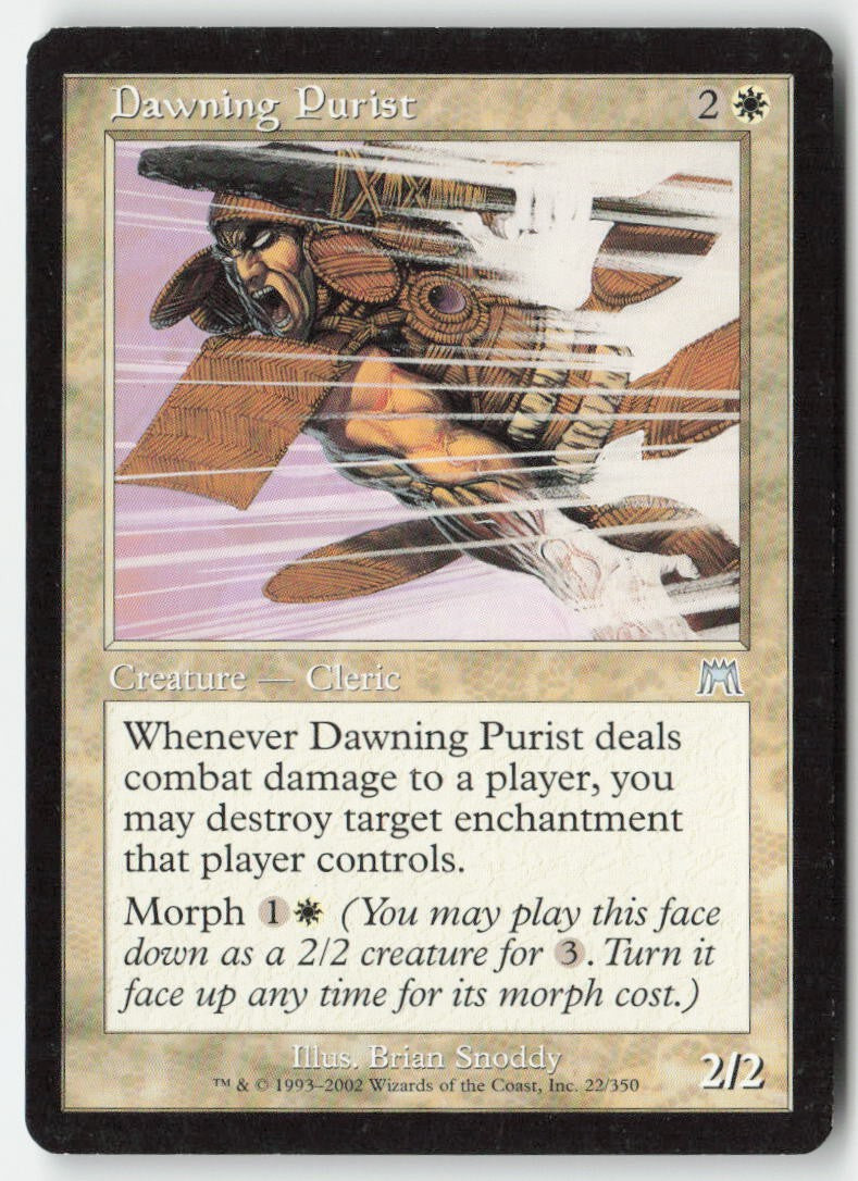 Dawning Purist ONS 22 Uncommon Moderately Played
